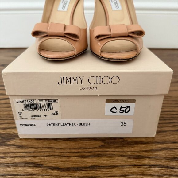 Jimmy choo Open toe hill. Almost new. - Picture 3 of 5